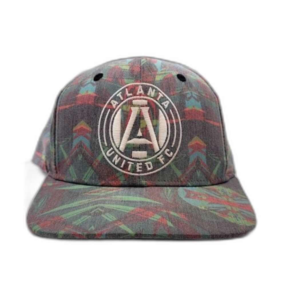 Adidas Atlanta United FC Tropical Geometric Snapback MLS Soccer Hat OS